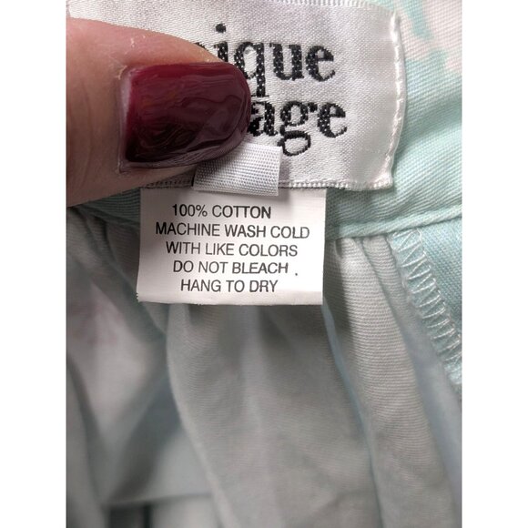 Unique Vintage Midi Swing Skirt Novelty Salon Print Rockabilly Pin Up Size XL - Picture 12 of 13